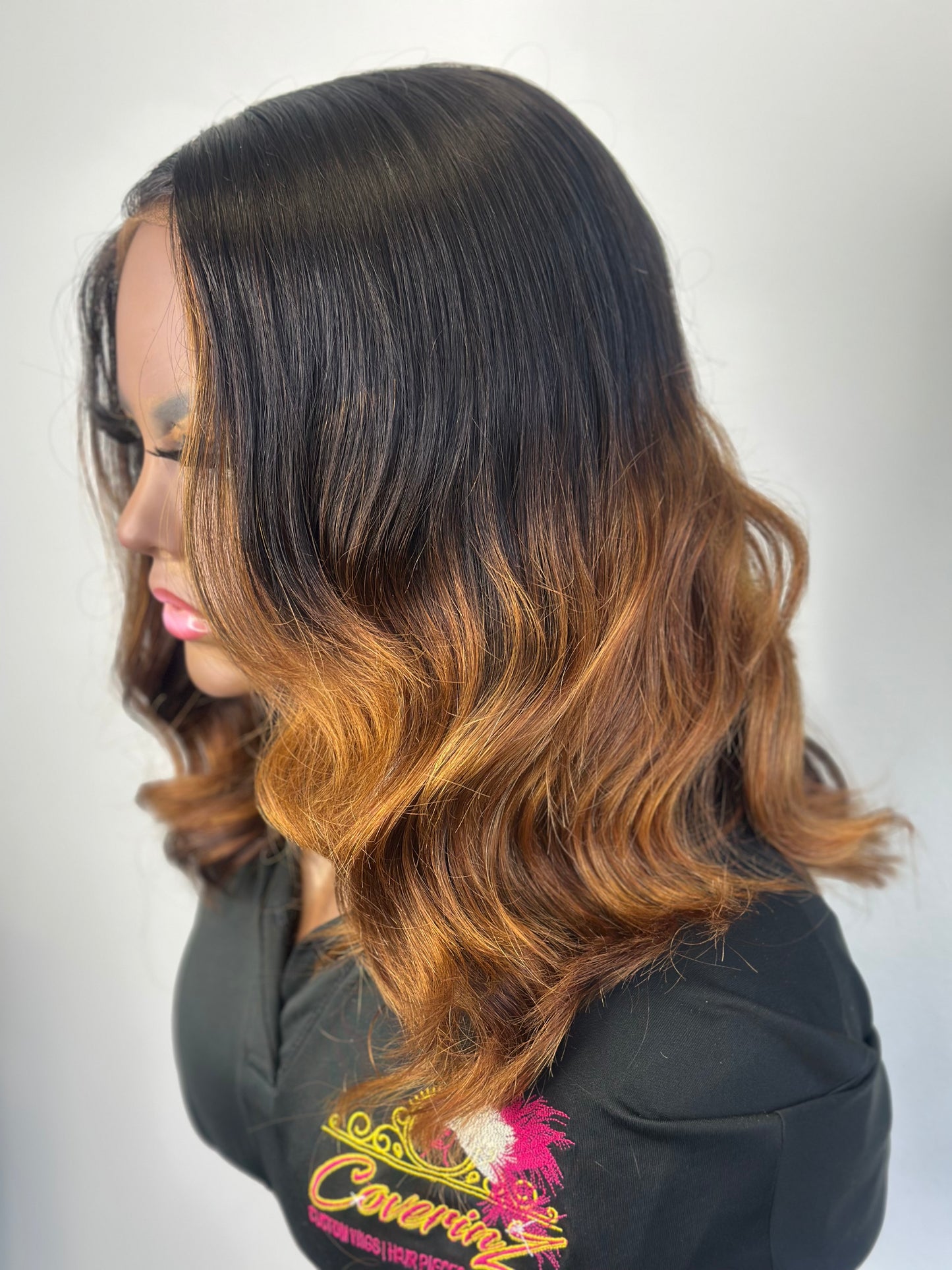 Tiara-14" HD Lace Glueless Human Hair Wig