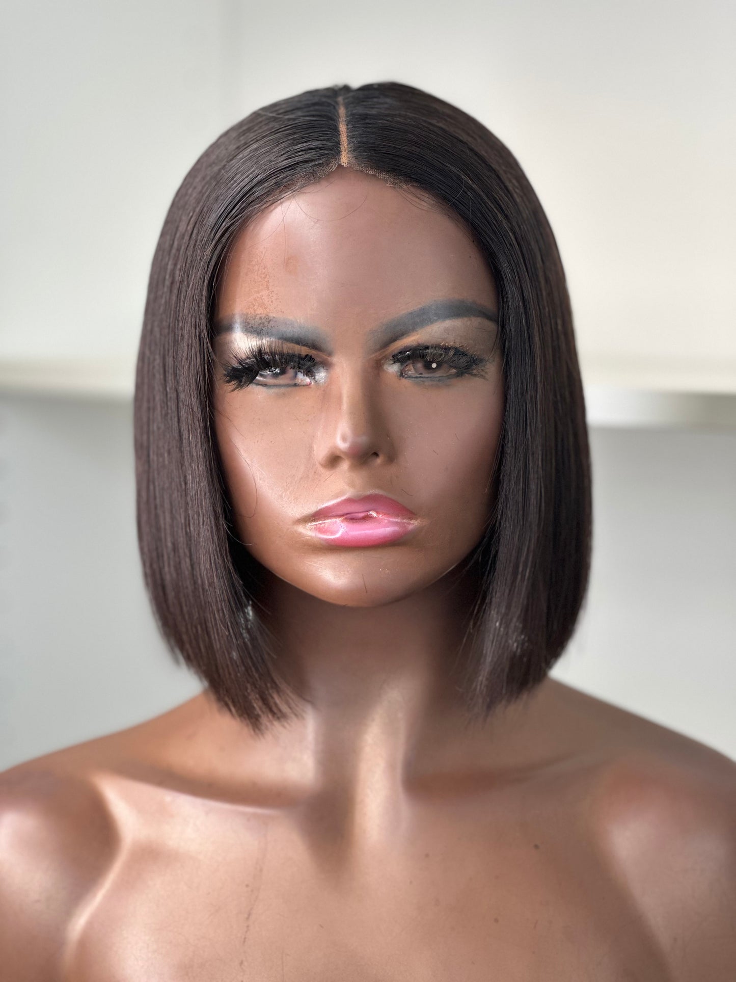Chanel 10" Lace Closure Bob Style Glueless Human Hair Wig