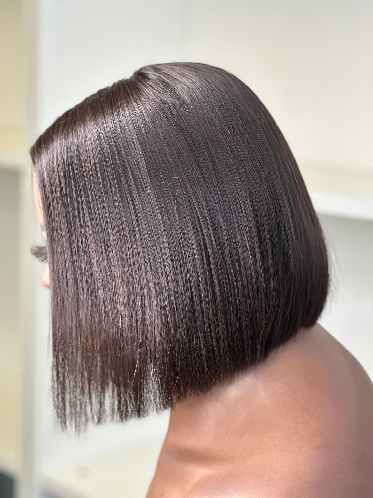 Chanel 10" Lace Closure Bob Style Glueless Human Hair Wig