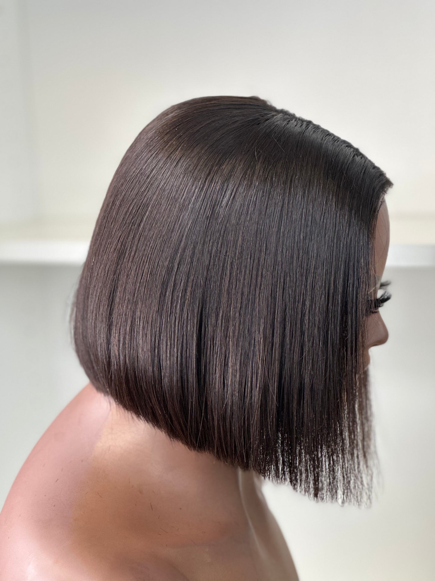 Chanel 10" Lace Closure Bob Style Glueless Human Hair Wig