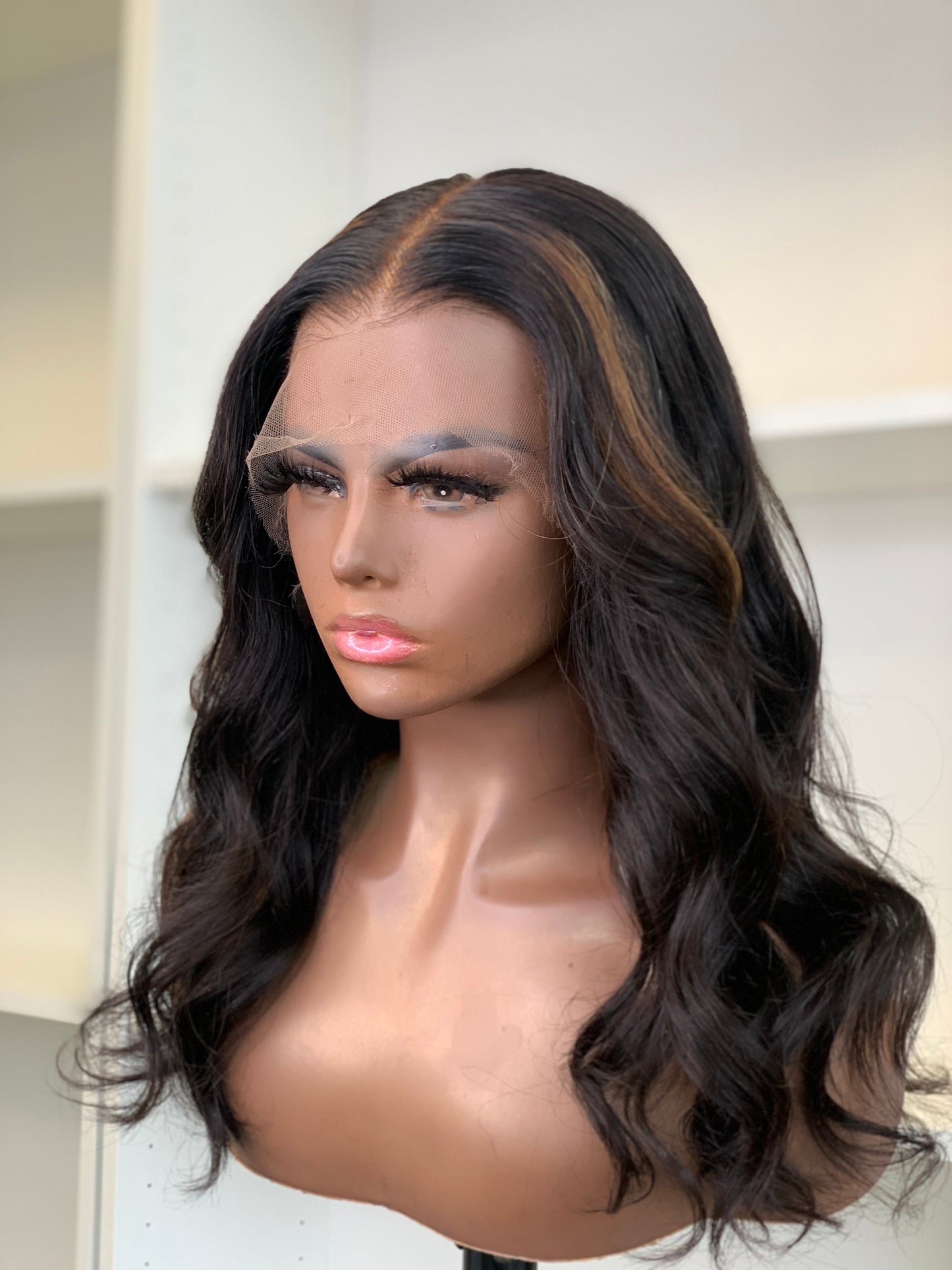 Marie 18” HD Lace Closure Human Hair Glueless Wig