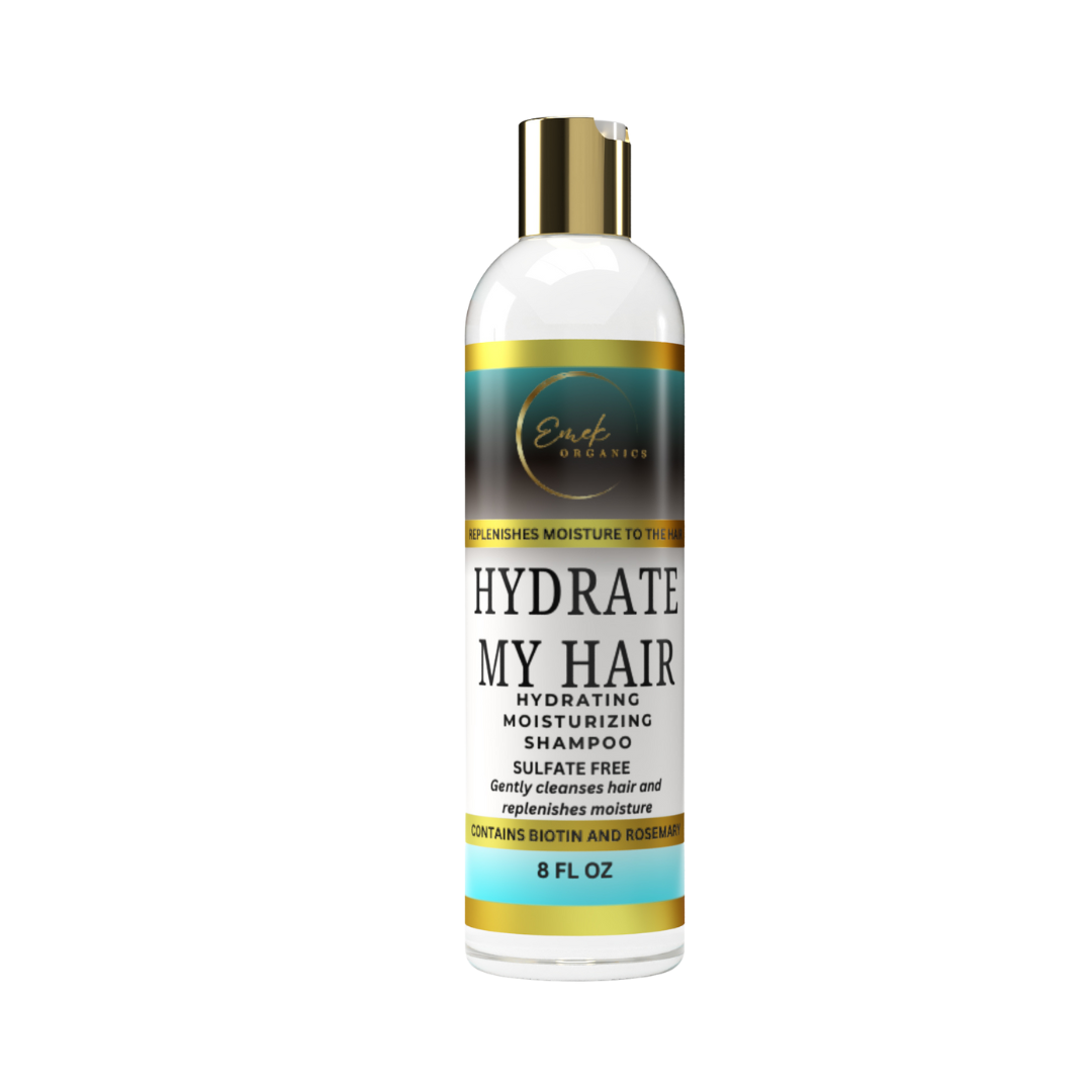 EMEK ORGANICS HYDRATE MY HAIR HYDRATING AND MOISTURIZING  SHAMPOO, WITH BIOTIN, FOR DRY AND DAMAGED HAIR