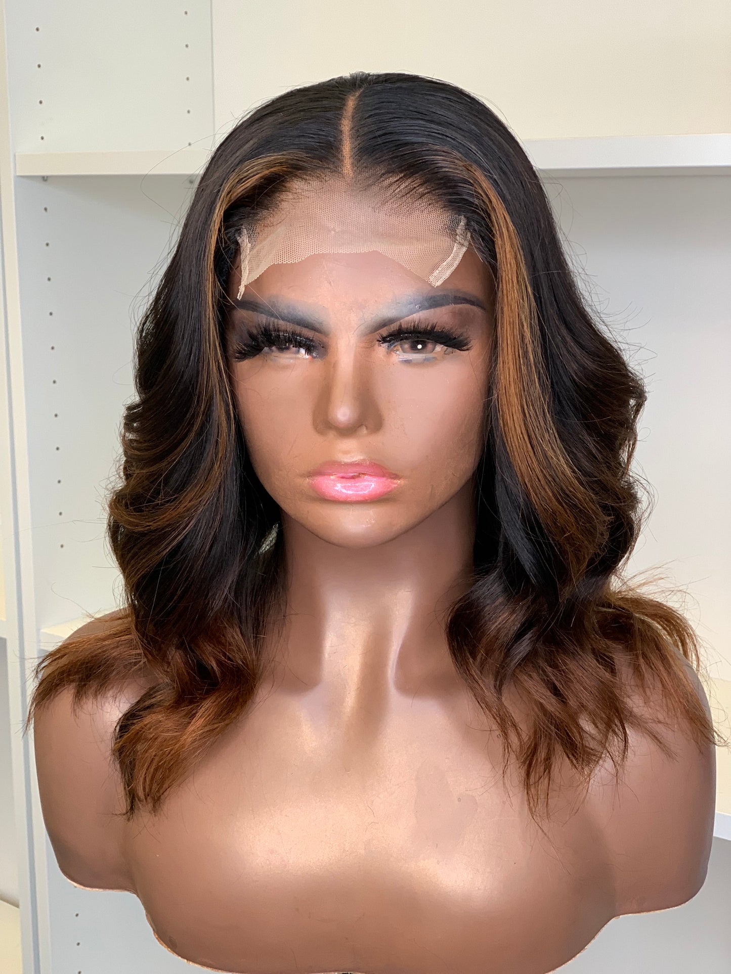 Tarshae 14" Transparent 4x4 Lace Closure Glueless Human Hair Wig