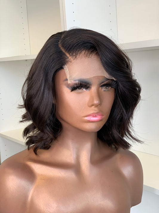 Judy-10” 5x5 HD Lace Closure Bob Style Human Hair Wig